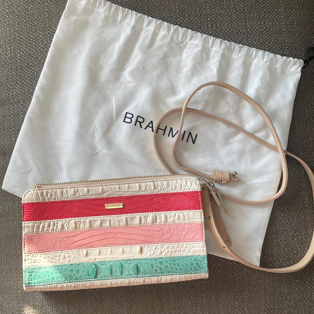 Brahmin Sienna crossbody clutch